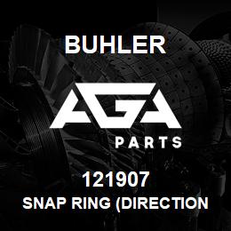121907 Buhler SNAP RING (Directional Clutch Assy - Genesis) | AGA Parts