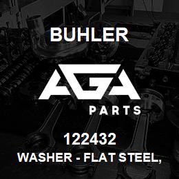 122432 Buhler Washer - Flat Steel, Od-1.62 Id-0.670 Thk-0.235in Pl | AGA Parts