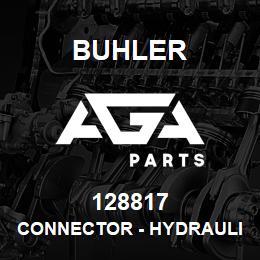 128817 Buhler CONNECTOR - HYDRAULIC FITTING 9/16mjic 3/4morb | AGA Parts