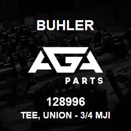 128996 Buhler Tee, Union - 3/4 MJIC x 3/4 MJIC | AGA Parts