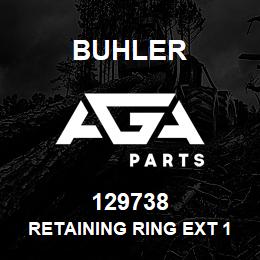 129738 Buhler Retaining Ring Ext 1.30 Dia | AGA Parts