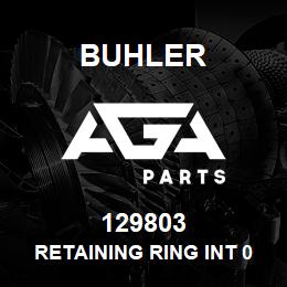 129803 Buhler Retaining Ring Int 0.875 Dia | AGA Parts