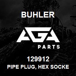 129912 Buhler Pipe Plug, Hex Socket - 1/4-18 NPT | AGA Parts