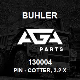 130004 Buhler Pin - Cotter, 3.2 x 25mm Pl | AGA Parts