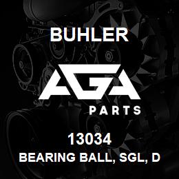 13034 Buhler BEARING BALL, SGL, DEEP GROOVE | AGA Parts