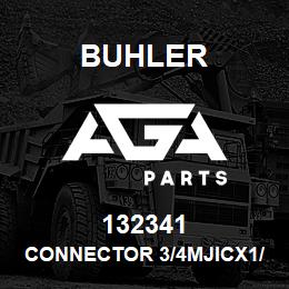 132341 Buhler Connector 3/4mjicx1/2mnptf | AGA Parts