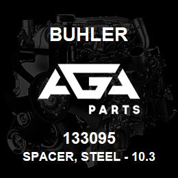 133095 Buhler Spacer, Steel - 10.3 ID x 15.80 OD x 7.90mm Thk | AGA Parts