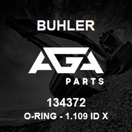 134372 Buhler O-Ring - 1.109 ID x .139 Thick (Years: 01/01/1998-09/01/2000) | AGA Parts