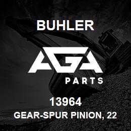 13964 Buhler GEAR-SPUR PINION, 22T-5P | AGA Parts