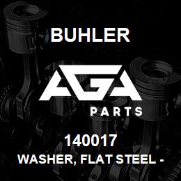 140017 Buhler Washer, Flat Steel - 11.43 ID x 20.0 OD x 2.0mm Thk Pl | AGA Parts