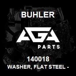 140018 Buhler Washer, Flat Steel - 13.93mm ID x 24.00mm OD x 2.50mm Thk Pl | AGA Parts