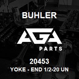 20453 Buhler YOKE - END 1/2-20 Unc, BRAKE LINKAGE ROD ASSY | AGA Parts