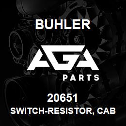 20651 Buhler SWITCH-RESISTOR, CAB HEATER - A/C CONTROL ASSY | AGA Parts