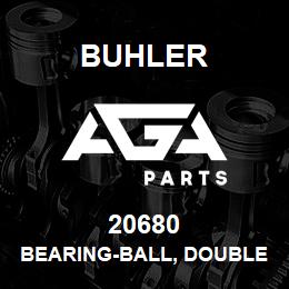 20680 Buhler BEARING-BALL, DoubleRow, ANG CONTACT W/SEALS | AGA Parts