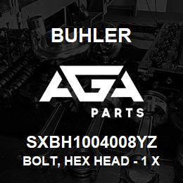 SXBH1004008YZ Buhler Bolt, Hex Head - 1 x 4 Gr-8 | AGA Parts