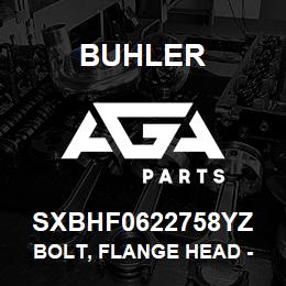 SXBHF0622758YZ Buhler Bolt, Flange Head - 5/8 x 2-3/4 Gr-8 YZ | AGA Parts