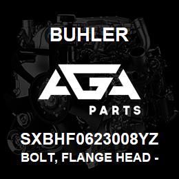 SXBHF0623008YZ Buhler Bolt, Flange Head - 5/8 x 3 Gr-8 YZ | AGA Parts