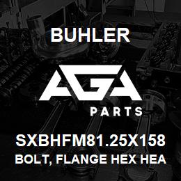 SXBHFM81.25X158 Buhler Bolt, Flange Hex Head - M8x1.25 x 15mm 8.8YZ | AGA Parts