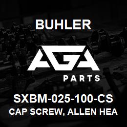 SXBM-025-100-CS Buhler Cap Screw, Allen Head - 1/4 x 1 | AGA Parts