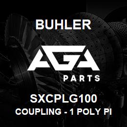 SXCPLG100 Buhler Coupling - 1 Poly Pipe | AGA Parts