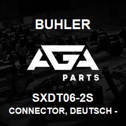 SXDT06-2S Buhler Connector, Deutsch - Dt 2 Cav Plug | AGA Parts