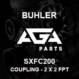SXFC200 Buhler Coupling - 2 x 2 FPT (Nylon) | AGA Parts