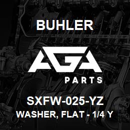 SXFW-025-YZ Buhler Washer, Flat - 1/4 Yellow Zinc | AGA Parts