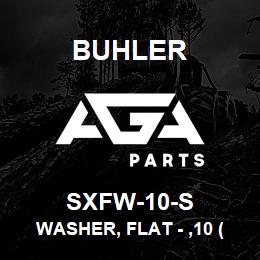 SXFW-10-S Buhler Washer, Flat - ,10 (Stainless Steel) | AGA Parts
