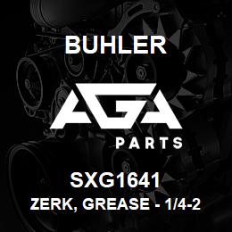 SXG1641 Buhler Zerk, Grease - 1/4-28 (Straight) | AGA Parts