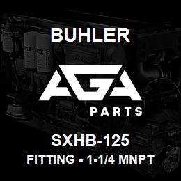 SXHB-125 Buhler Fitting - 1-1/4 MNPT x Hose Barb (Poly) | AGA Parts