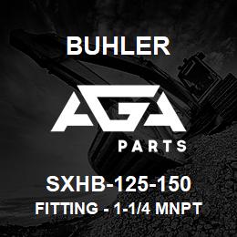 SXHB-125-150 Buhler Fitting - 1-1/4 MNPT x 1-1/2 Hose Barb | AGA Parts