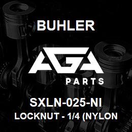 SXLN-025-NI Buhler Locknut - 1/4 (Nylon Insert) | AGA Parts