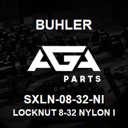 SXLN-08-32-NI Buhler Locknut 8-32 Nylon Insert | AGA Parts