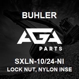 SXLN-10/24-NI Buhler Lock Nut, Nylon Insert - ,10-24 | AGA Parts
