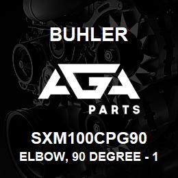 SXM100CPG90 Buhler Elbow, 90 Degree - 1 Flange x 1 Flange | AGA Parts