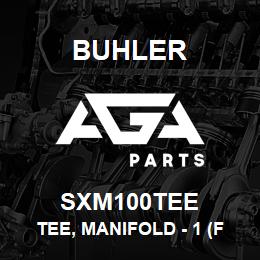 SXM100TEE Buhler Tee, Manifold - 1 (Flanged) | AGA Parts