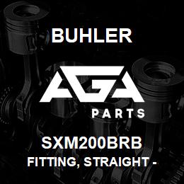 SXM200BRB Buhler Fitting, Straight - 2 Flange x 2 Hose Barb | AGA Parts