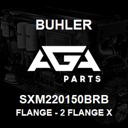 SXM220150BRB Buhler Flange - 2 Flange x 1-1/2 Hose Barb | AGA Parts