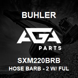 SXM220BRB Buhler Hose Barb - 2 w/ Full Port Flange | AGA Parts