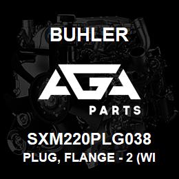 SXM220PLG038 Buhler Plug, Flange - 2 (with 3/8 FNPT) | AGA Parts