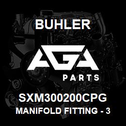 SXM300200CPG Buhler Manifold Fitting - 3 x 2 (Full Port) | AGA Parts