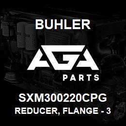 SXM300220CPG Buhler Reducer, Flange - 3 x 2 (Full Port) | AGA Parts