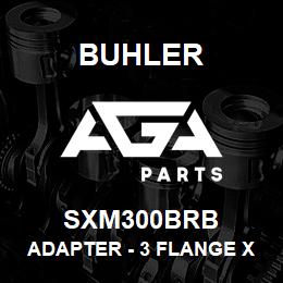 SXM300BRB Buhler Adapter - 3 Flange x 3 Hose Barb | AGA Parts