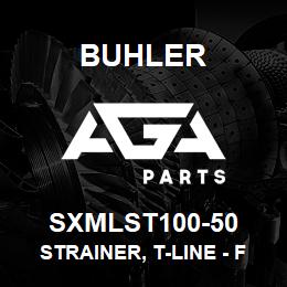 SXMLST100-50 Buhler Strainer, T-Line - Flanged (Banjo) | AGA Parts