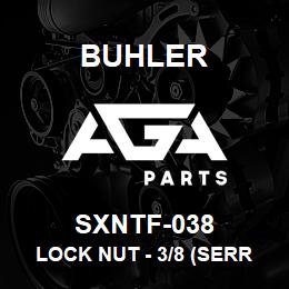 SXNTF-038 Buhler Lock Nut - 3/8 (Serrated Flange) | AGA Parts