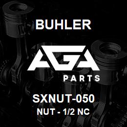 SXNUT-050 Buhler Nut - 1/2 NC | AGA Parts