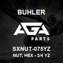 SXNUT-075YZ Buhler Nut, Hex - 3/4 YZ | AGA Parts