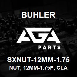 SXNUT-12MM-1.75 Buhler Nut, 12mm-1.75P, Class 10 | AGA Parts