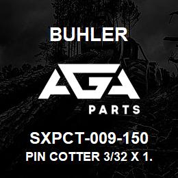 SXPCT-009-150 Buhler Pin Cotter 3/32 x 1.5 | AGA Parts