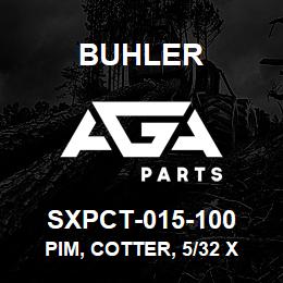 SXPCT-015-100 Buhler Pim, Cotter, 5/32 X 1 | AGA Parts